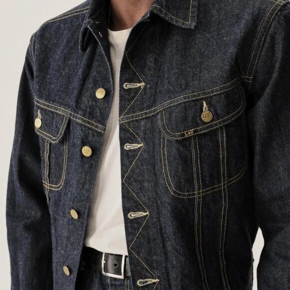 Lee X Buck Mason Loomstate Selvedge 101J Jacket - Picture 2 of 8